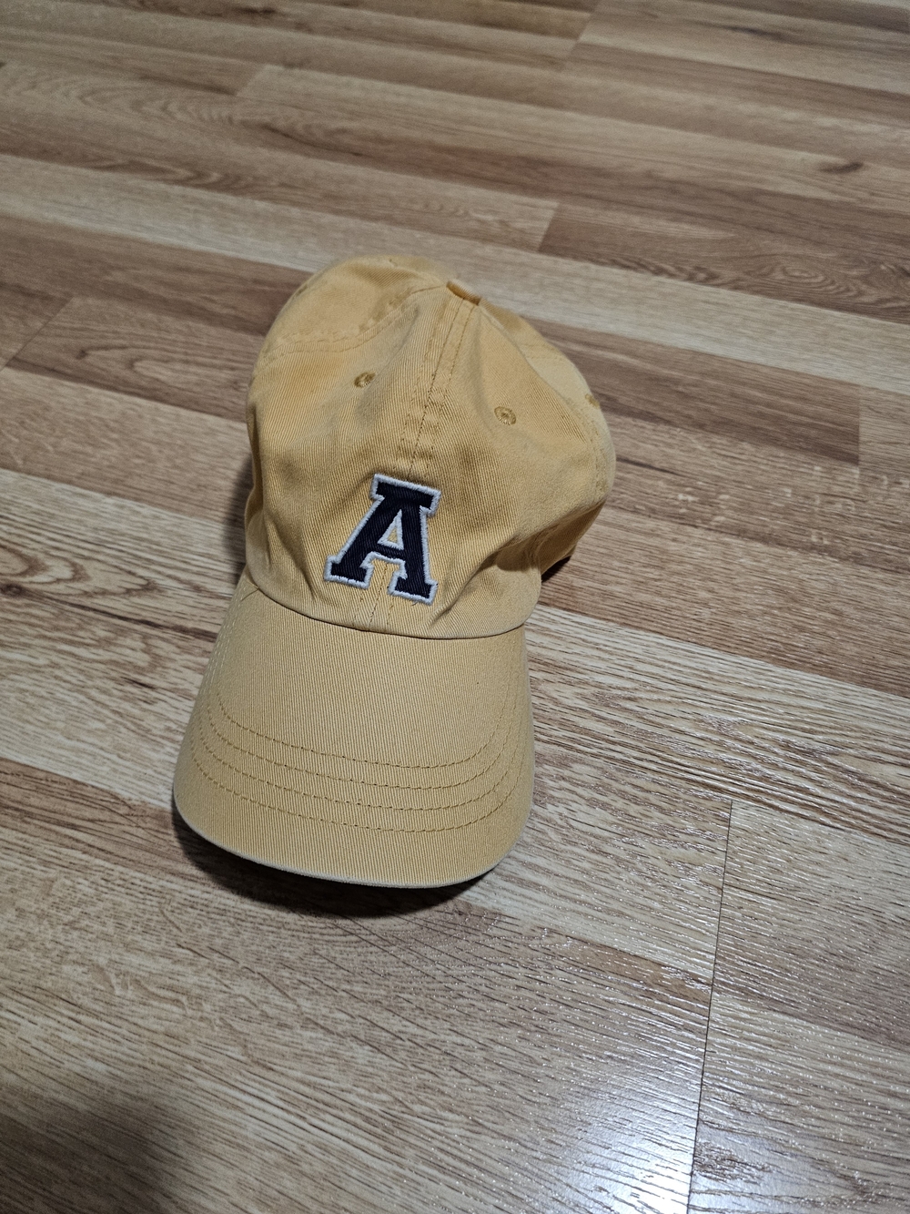 Abercrombie & Fitch Mustard Yellow Mens Baseball Cap with 'A' Patch